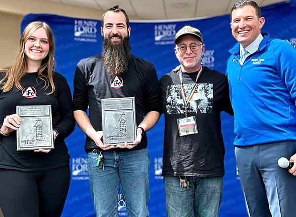 Alayna Kondraciuk, Bryant Bagnall, Jay Elias, and President Russ Kavalhuna.
