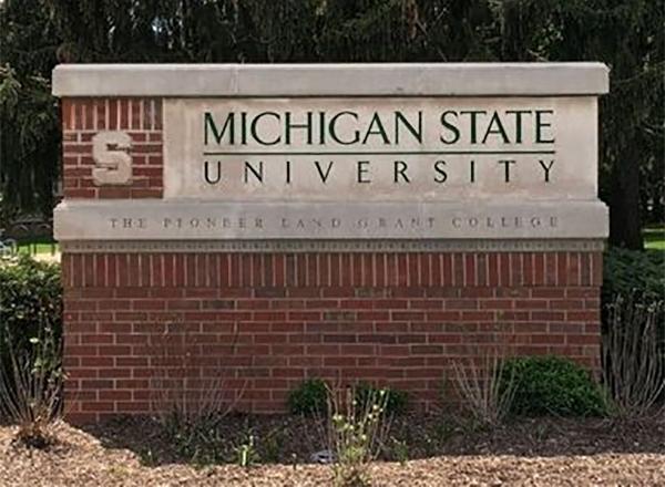 MSU Campus sign