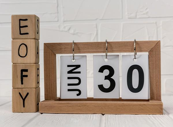 EOFY blocks for End of Fiscal Year and a date of June 30
