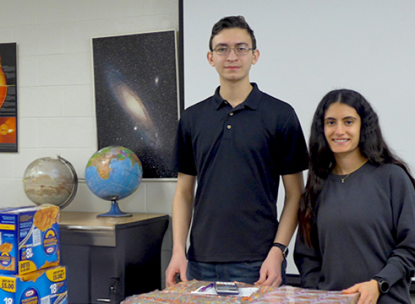 Najwa Aboudaye and Habib Serhan