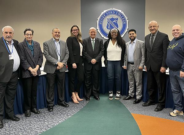 Buchi-Nkem Elizabeth Ezeoke with the Board of Trustees, 2025