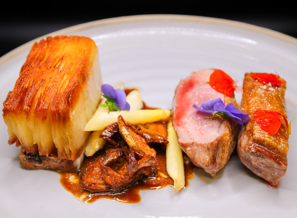 Plated entree from the 5101.