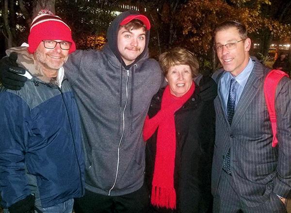Marianna Enos with two sons and grandson. 