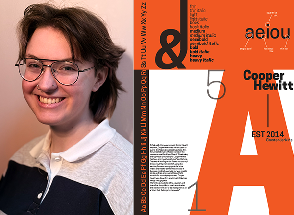 Autumn Sternberg and one of her award winning designs. 