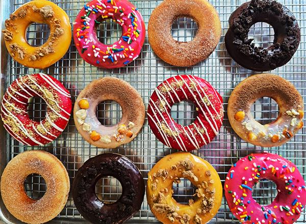 Dora's Donuts freshly baked!
