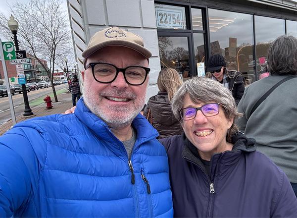 Betsy Cohn and Dr. Eric Rader