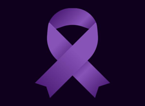 Domestic Violence purple ribbon