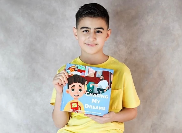 Assem Nassar and his children’s book, Chasing My Dreams 
