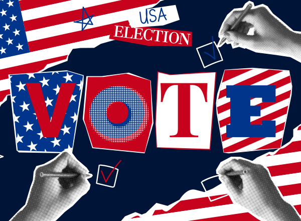 Vote collaged poster