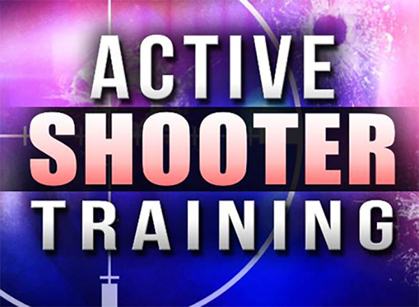 Active shooter training graphic