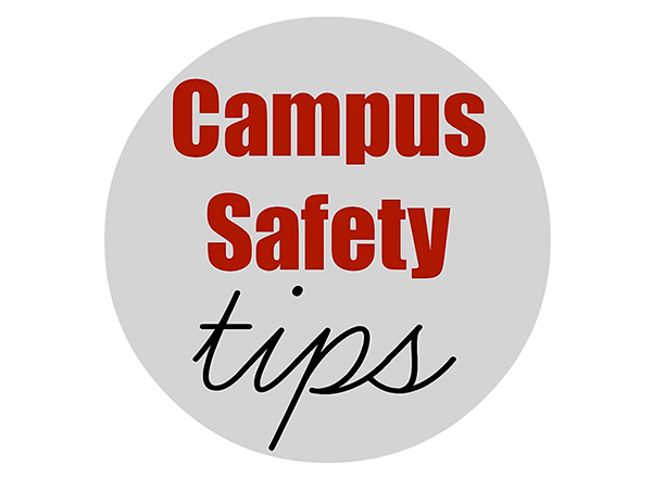 logo that says Campus Safety Tips 