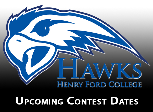 HFC Hawks Logo with "upcoming contest dates"