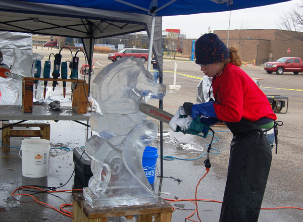 Ice Carving Invitational at HFC